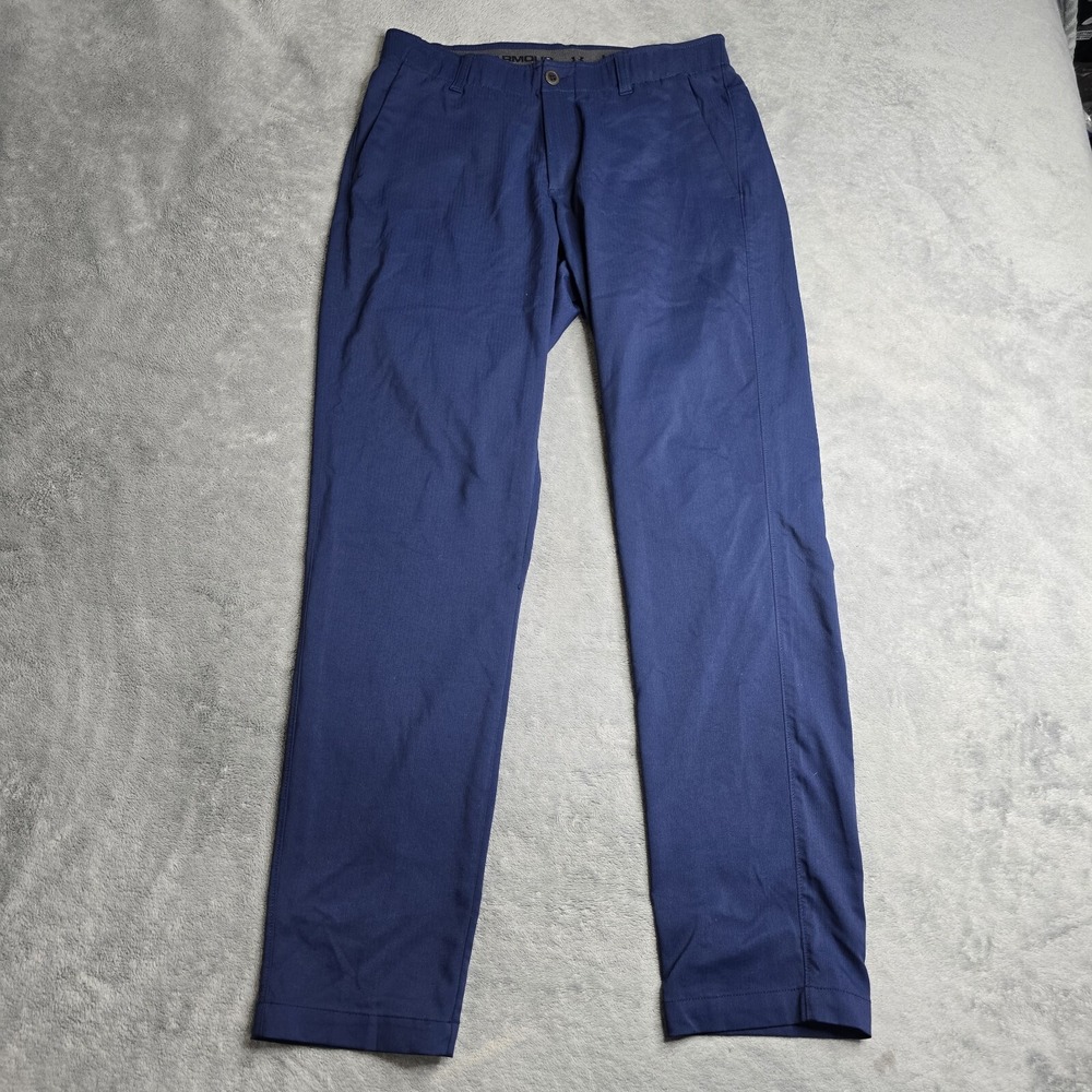 Under Armour Golf Blue Vented Airing Stretch Match Play Pants Men's Size 32 x 32